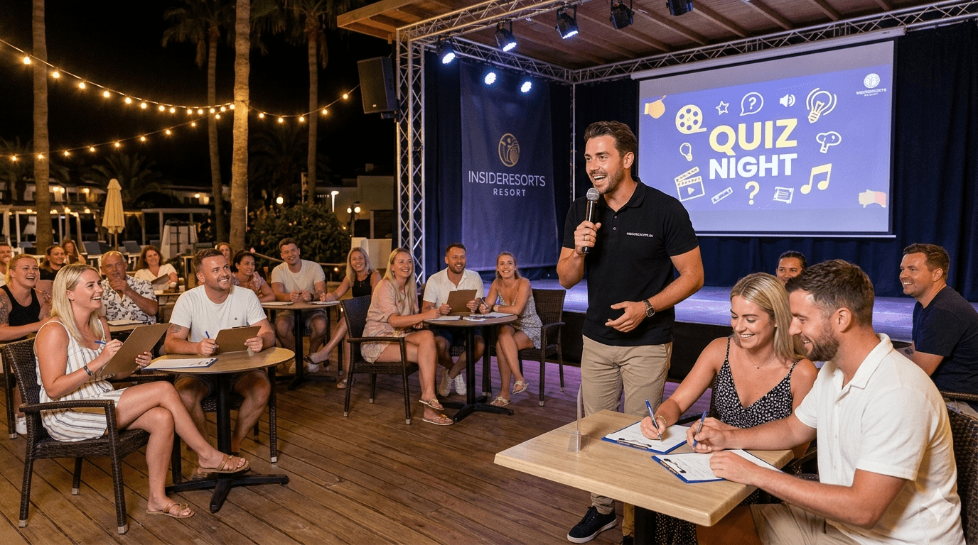 Master the Stage: How to Host a Successful Evening Quiz Night at Your Resort